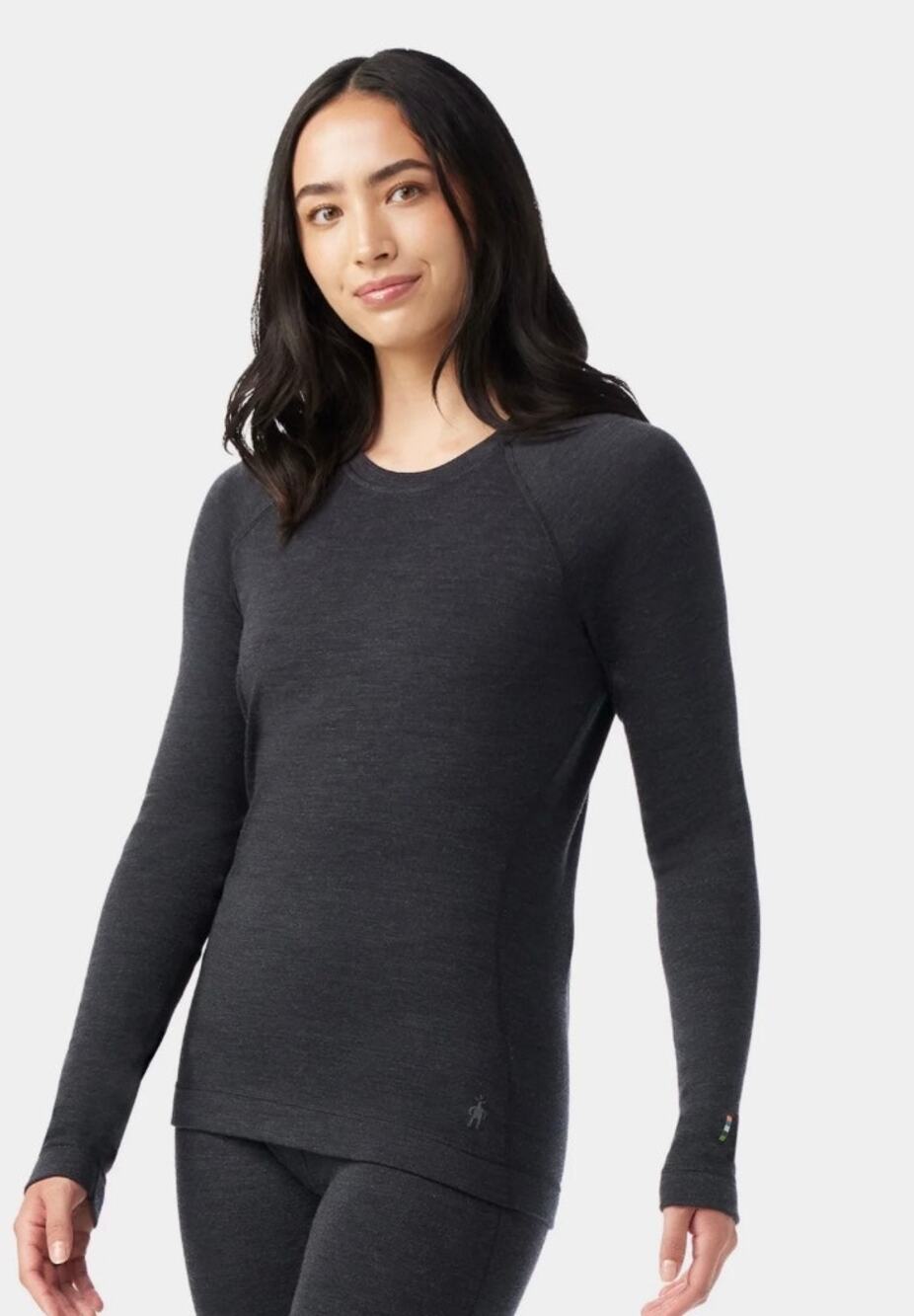 Smartwool Women's Classic Thermal Merino Base Layer Crew Neck Top Sz M